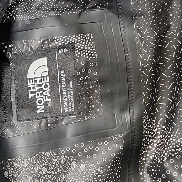 The North Face Womens Small Black Hooded Jacket Coat Rain - Picture 4 of 6